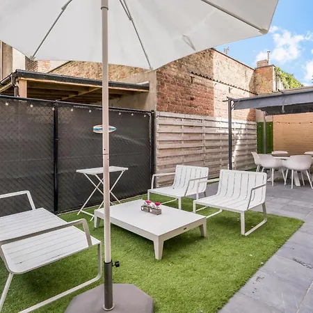 Gelijkvloers App Met Ruim Terras Op 1 Min Zee 아파트 블랑켄베르크