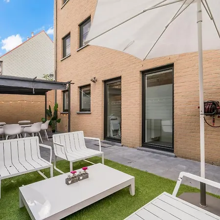 Gelijkvloers App Met Ruim Terras Op 1 Min Zee Apartment *