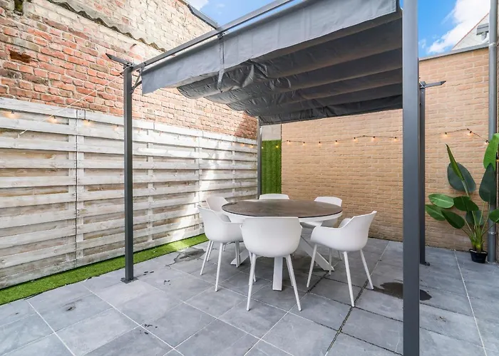 Lägenhet Gelijkvloers App Met Ruim Terras Op 1 Min Zee